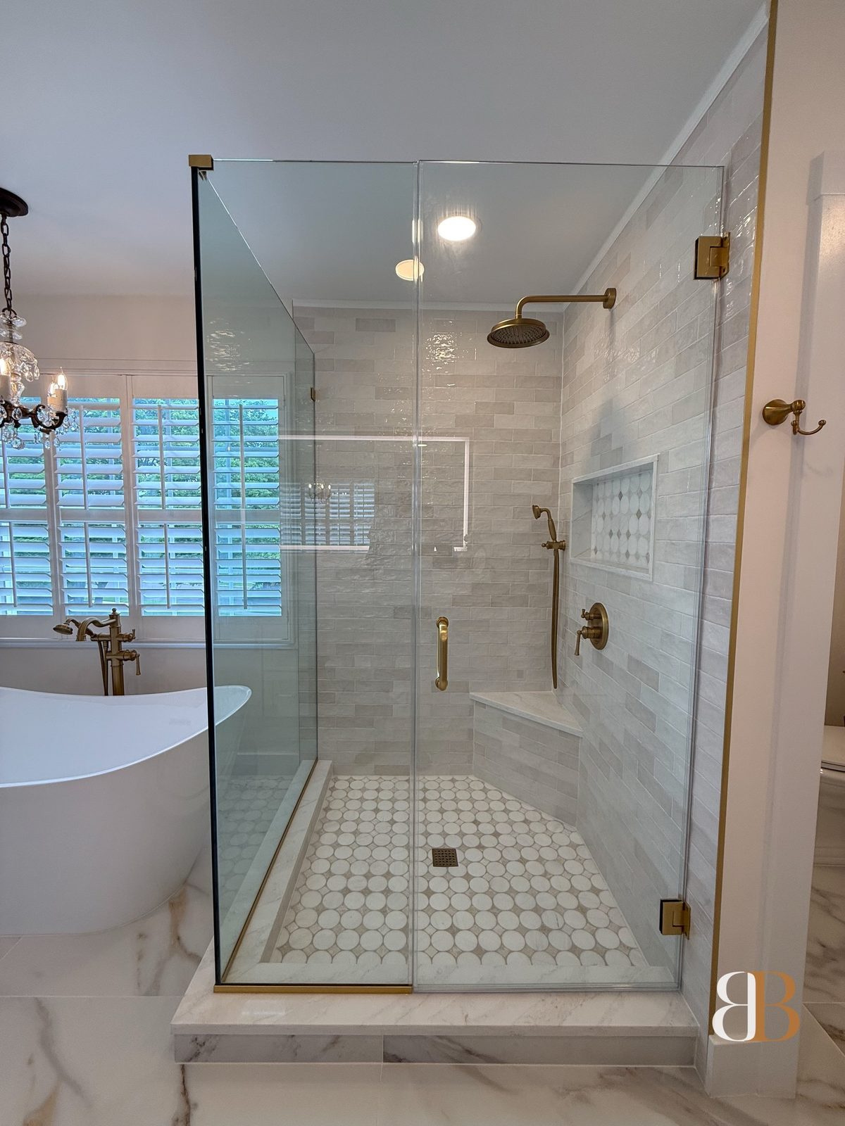 Transitional bathroom remodel in Ambler by B&B Associates Creations — photo 8