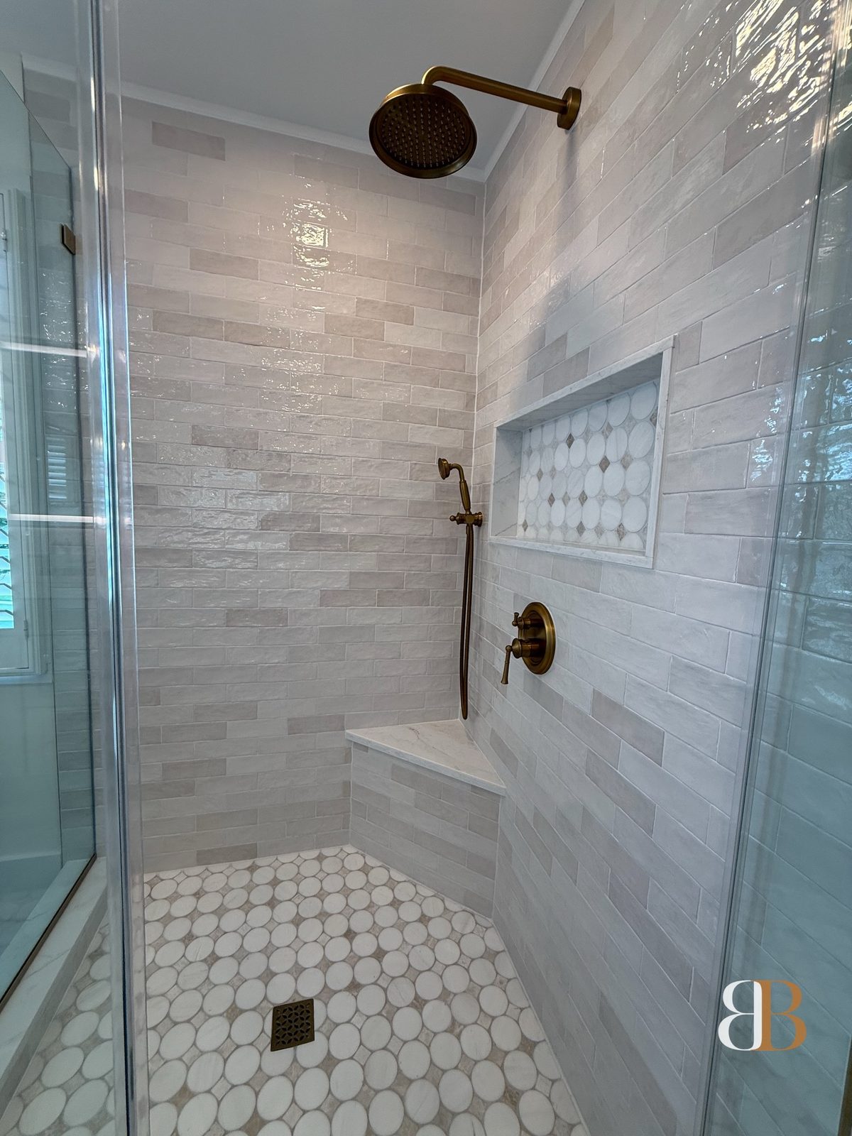 Transitional bathroom remodel in Ambler by B&B Associates Creations — photo 10