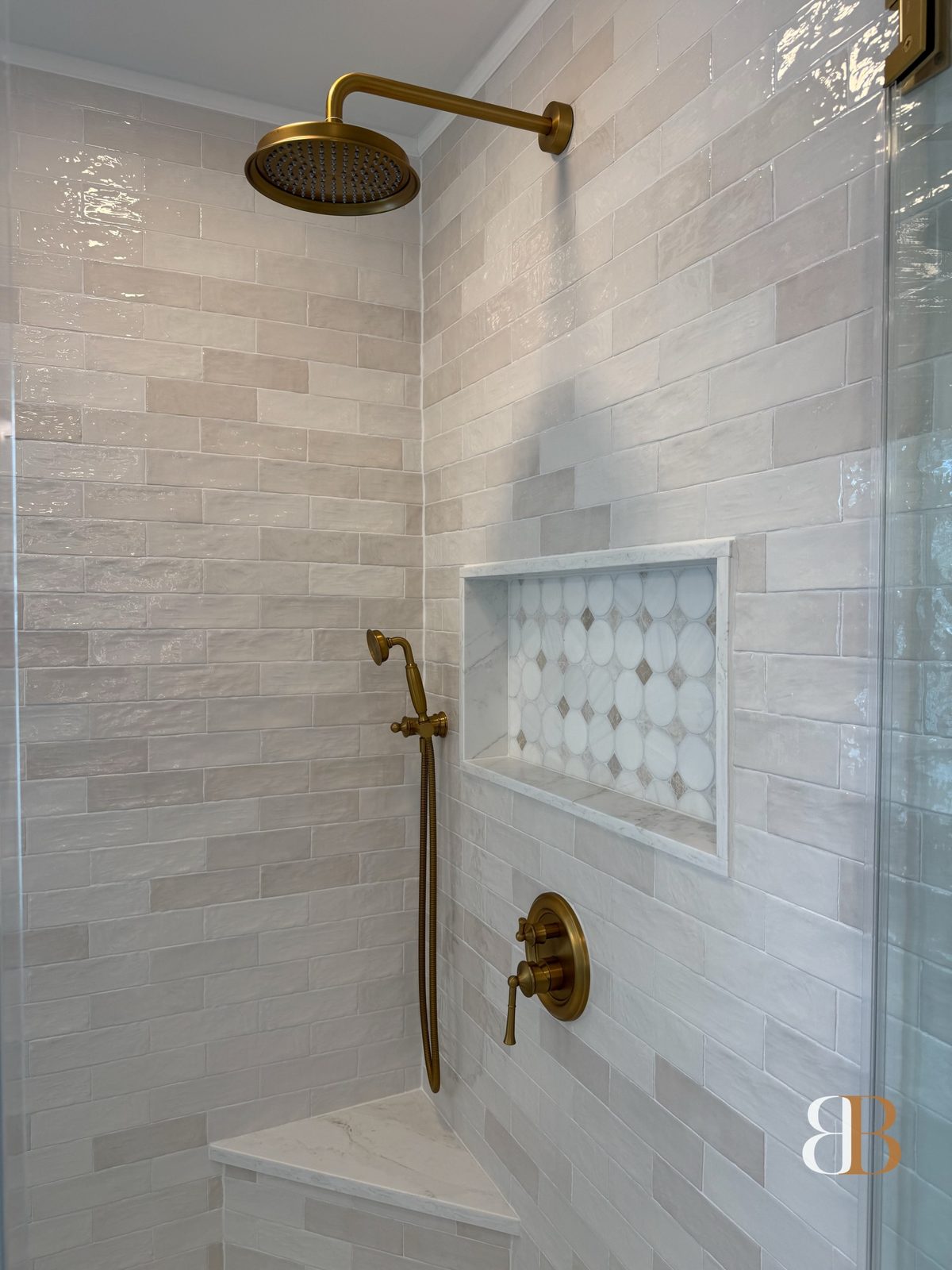Transitional bathroom remodel in Ambler by B&B Associates Creations — photo 13