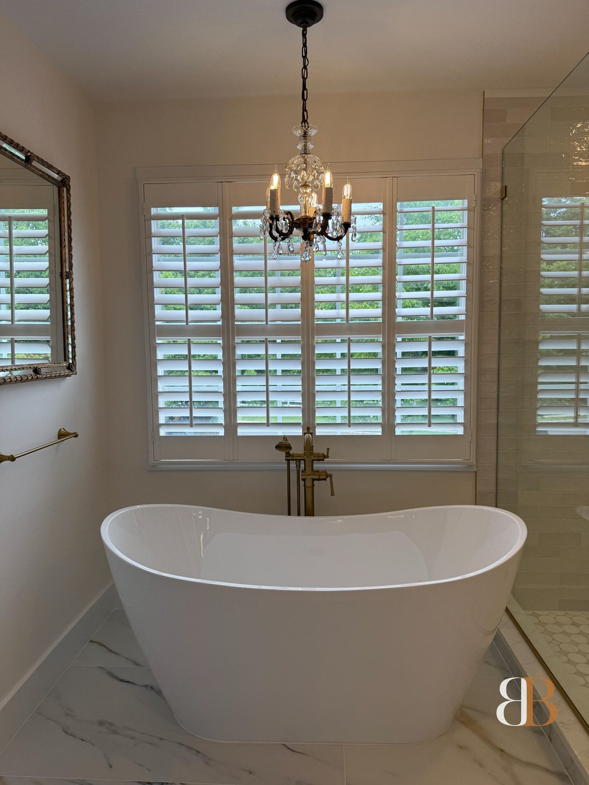 Transitional bathroom remodel in Ambler by B&B Associates Creations — photo 15
