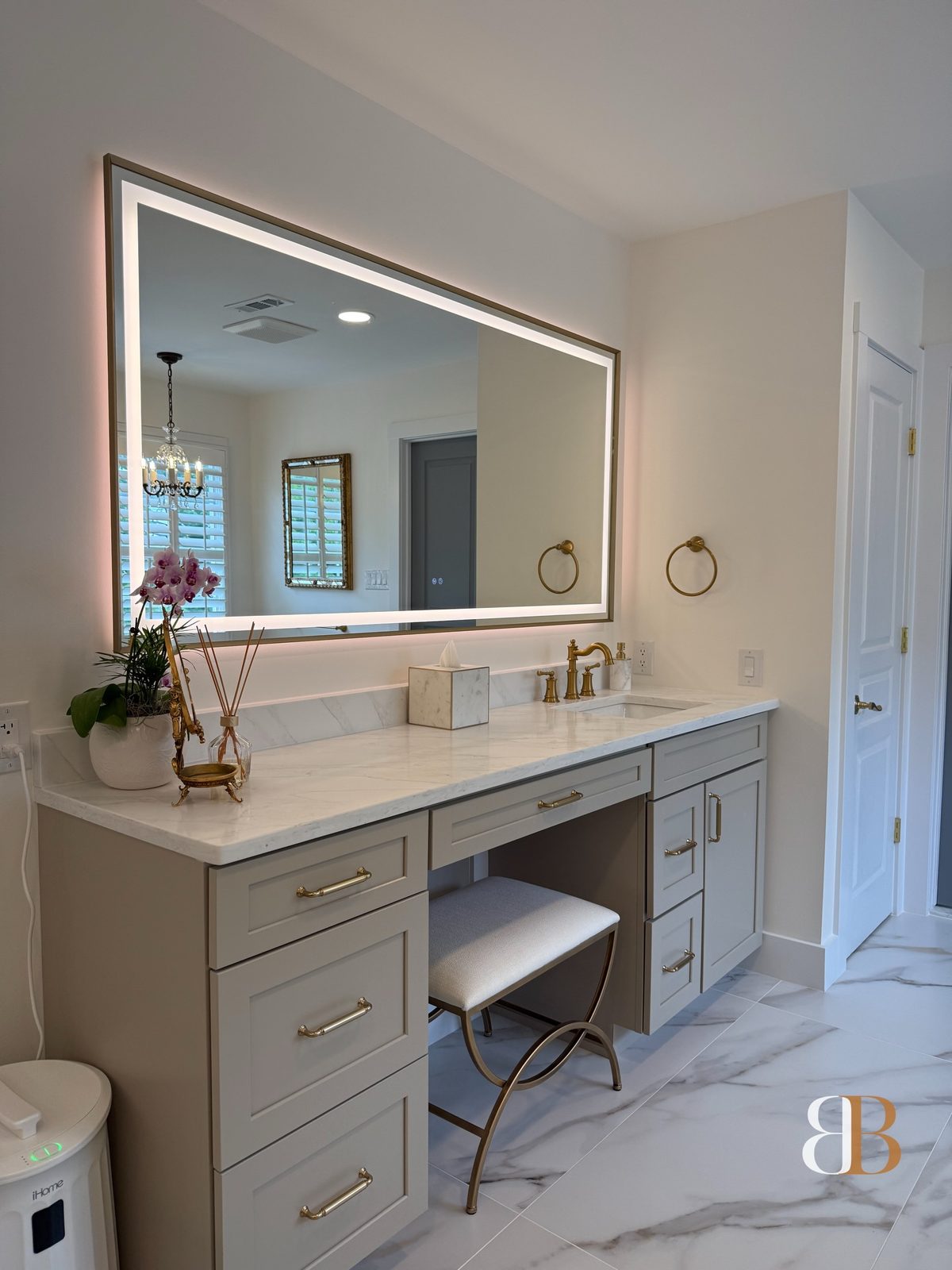 Transitional bathroom remodel in Ambler by B&B Associates Creations — photo 16