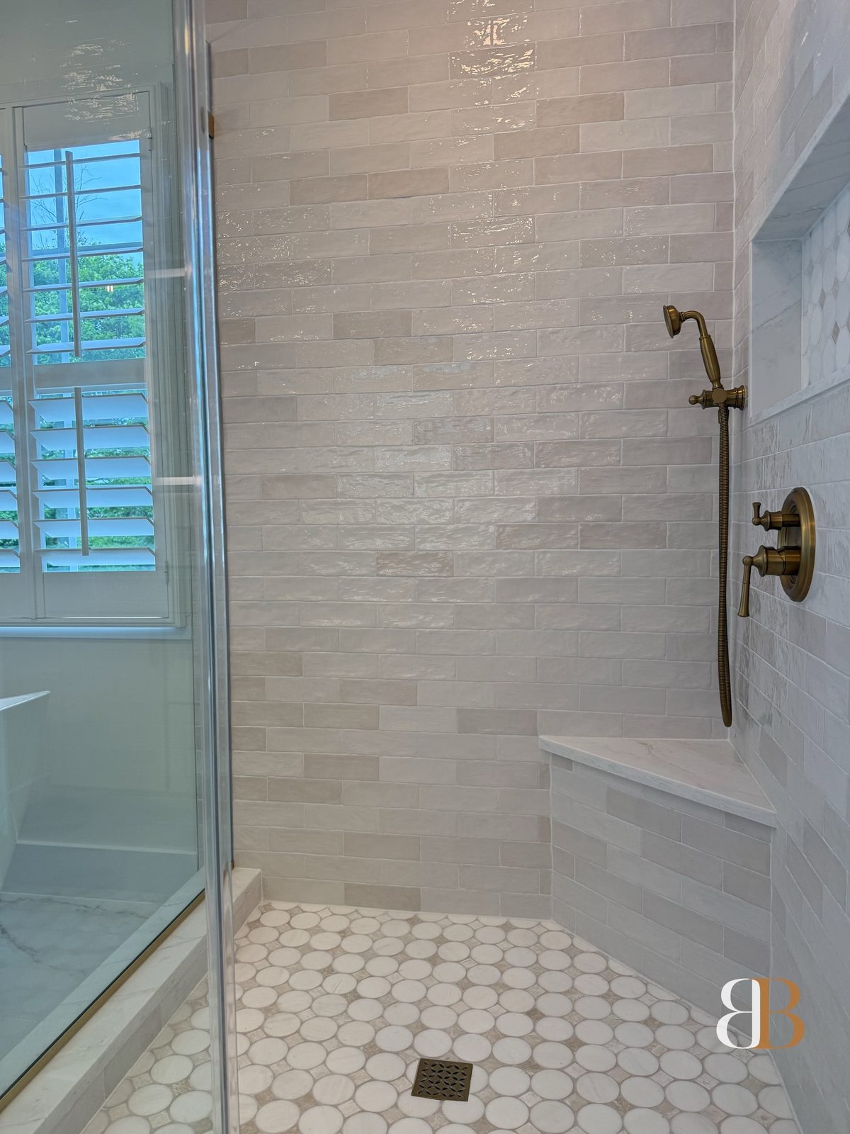 Transitional bathroom remodel in Ambler by B&B Associates Creations — photo 17