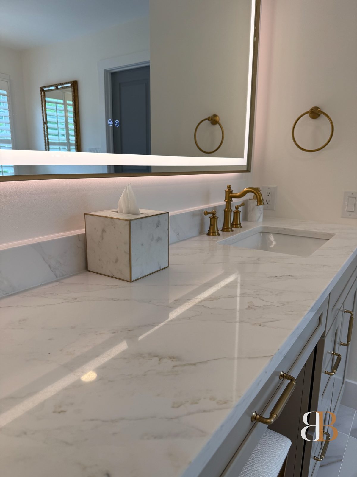 Transitional bathroom remodel in Ambler by B&B Associates Creations — photo 20