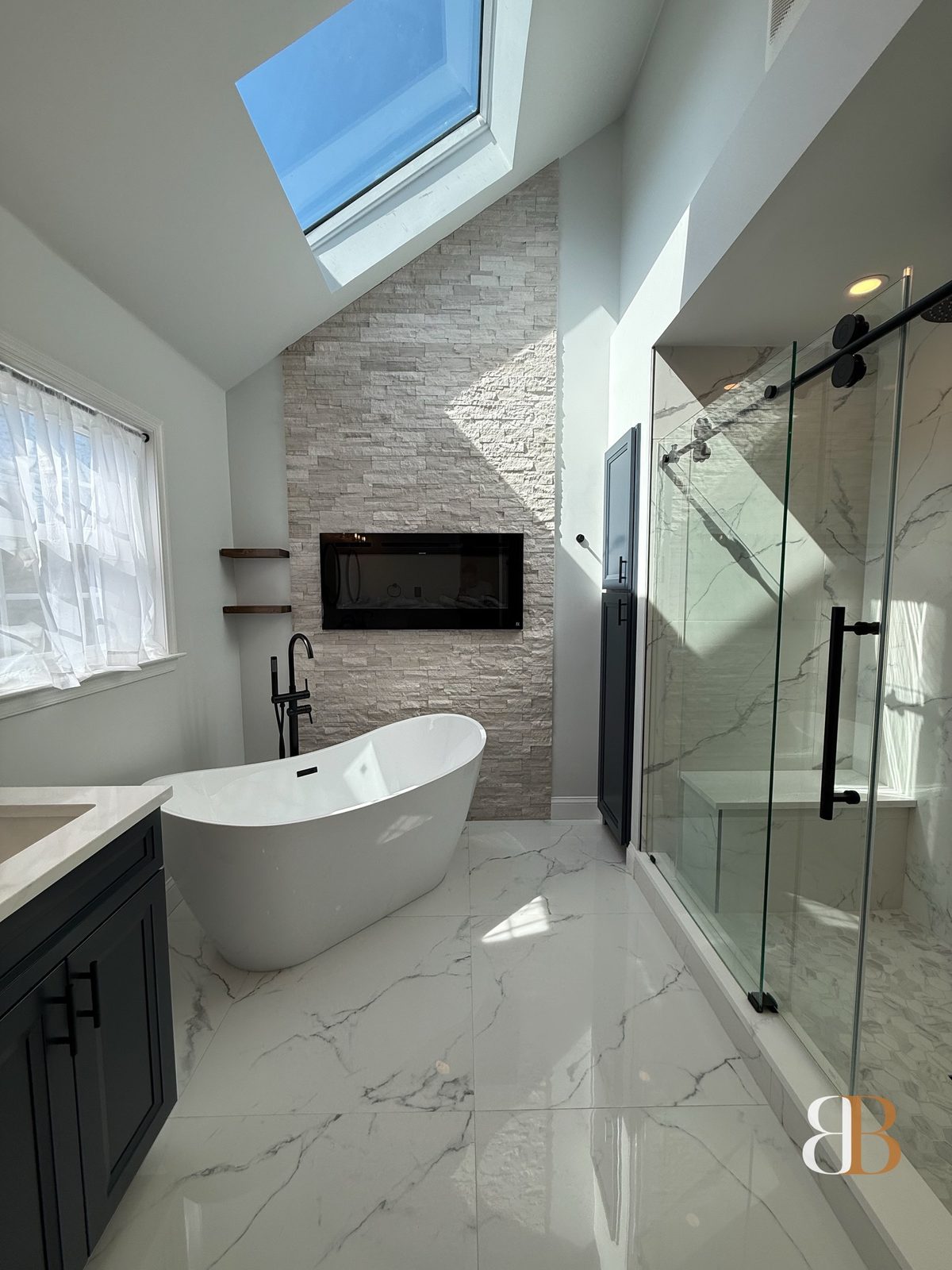 Modern bathroom remodel in Blue Bell by B&B Associates Creations — photo 2