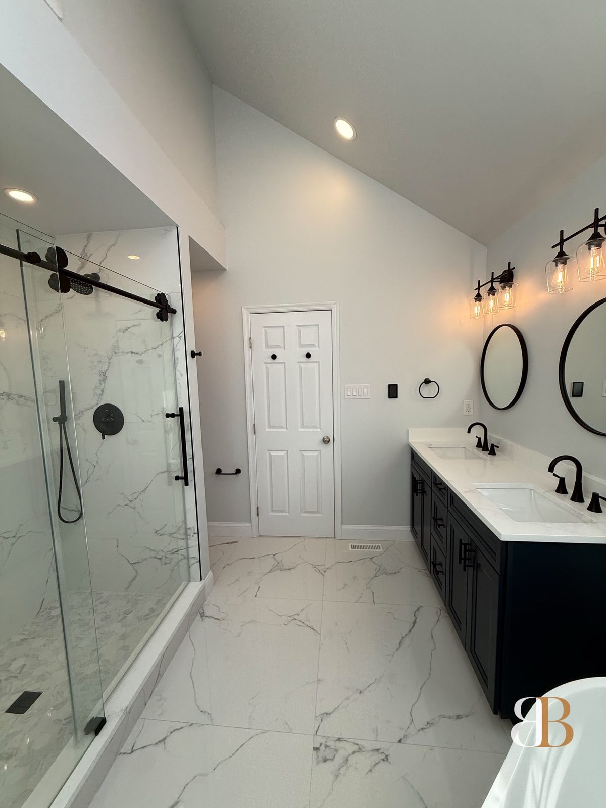 Modern bathroom remodel in Blue Bell by B&B Associates Creations — photo 7