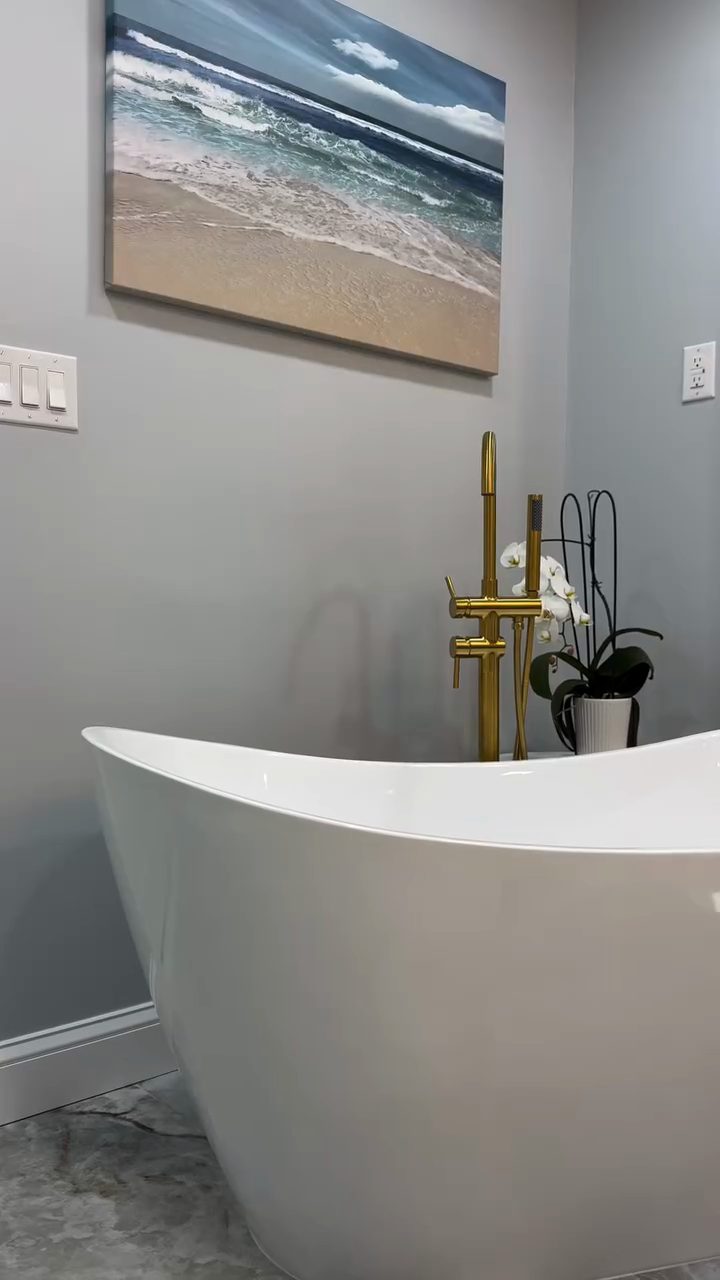 Contemporary bathroom remodel in Blue Bell by B&B Associates Creations — photo 4