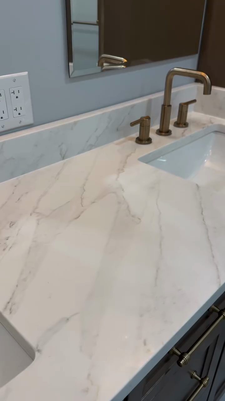 Contemporary bathroom remodel in Blue Bell by B&B Associates Creations — photo 5