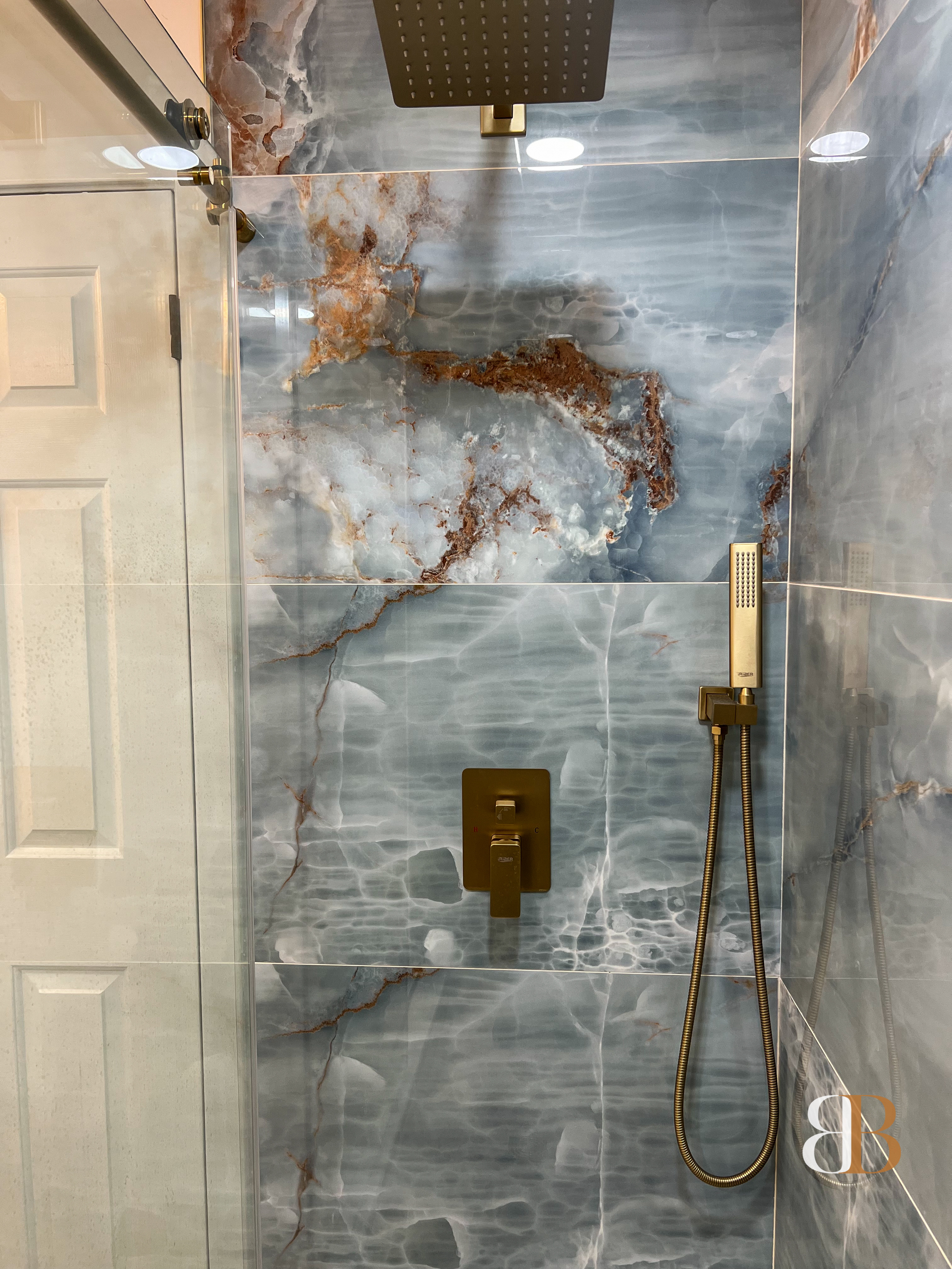 Contemporary bathroom remodel in Newtown by B&B Associates Creations — photo 12