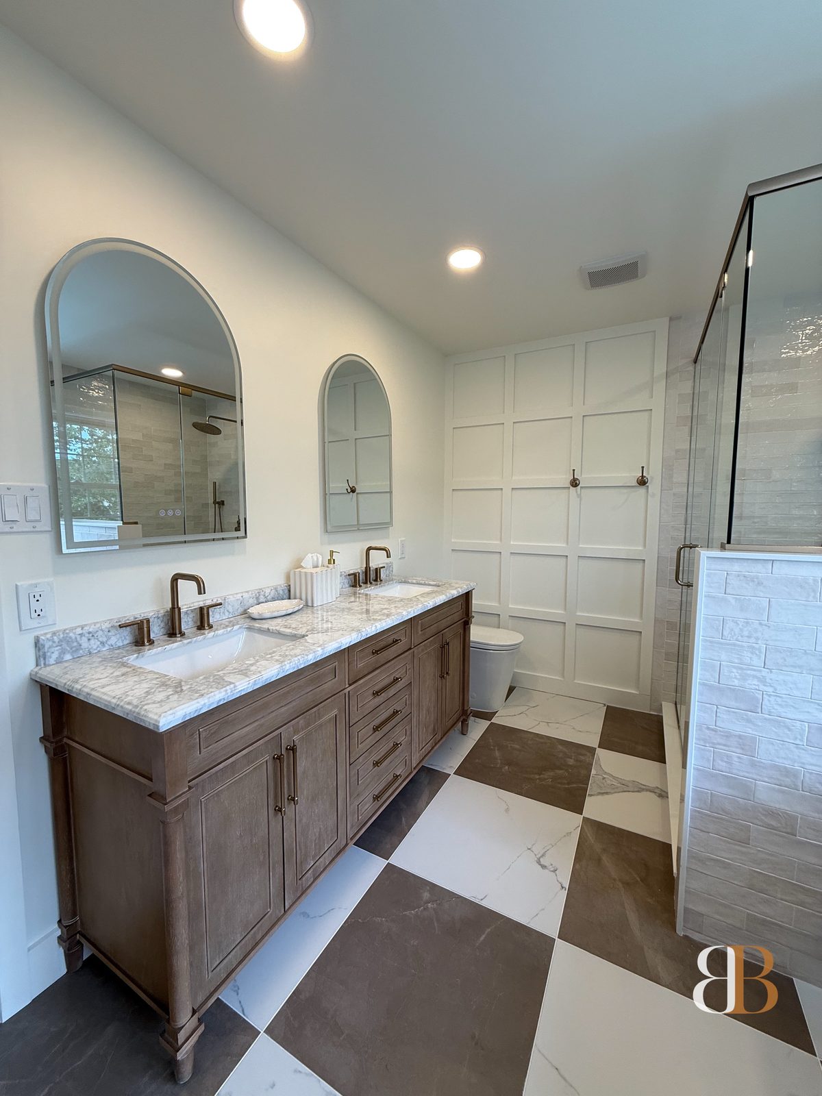 Classic bathroom remodel in Pipersville by B&B Associates Creations — photo 10