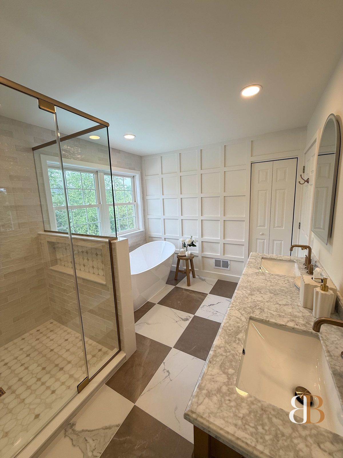 Classic bathroom remodel in Pipersville by B&B Associates Creations — photo 11