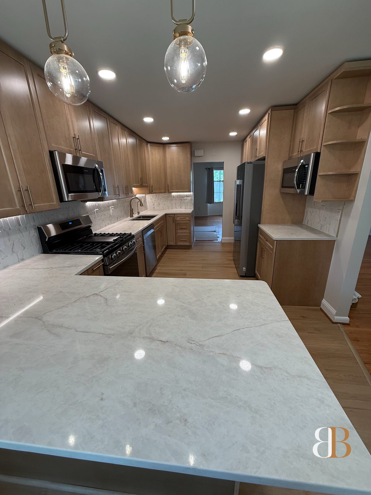 Contemporary kitchen remodel in Bala Cynwyd by B&B Associates Creations — photo 9