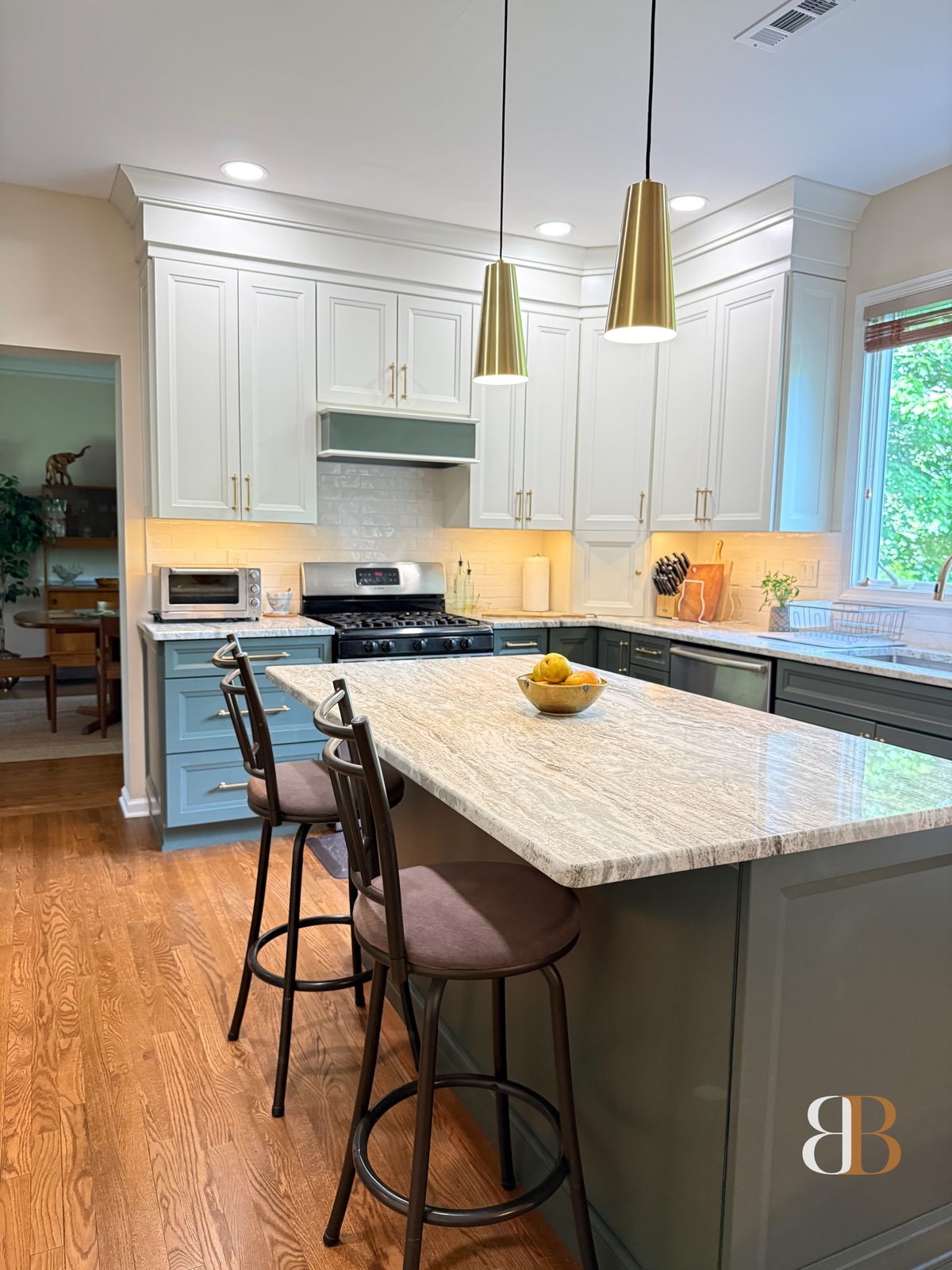Transitional kitchen in Doylestown by B&B Associates Creations